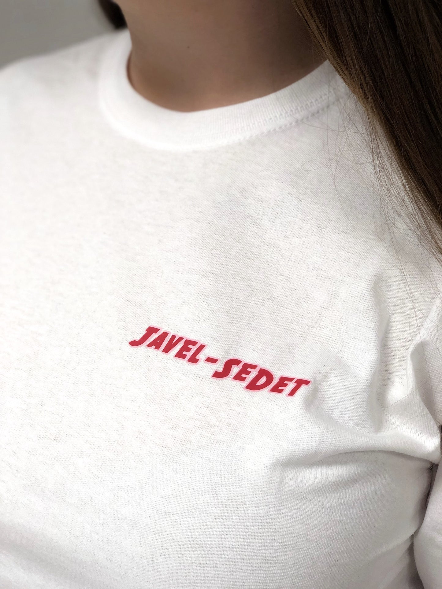 Javel-SeDet Hvit T-Skjorte